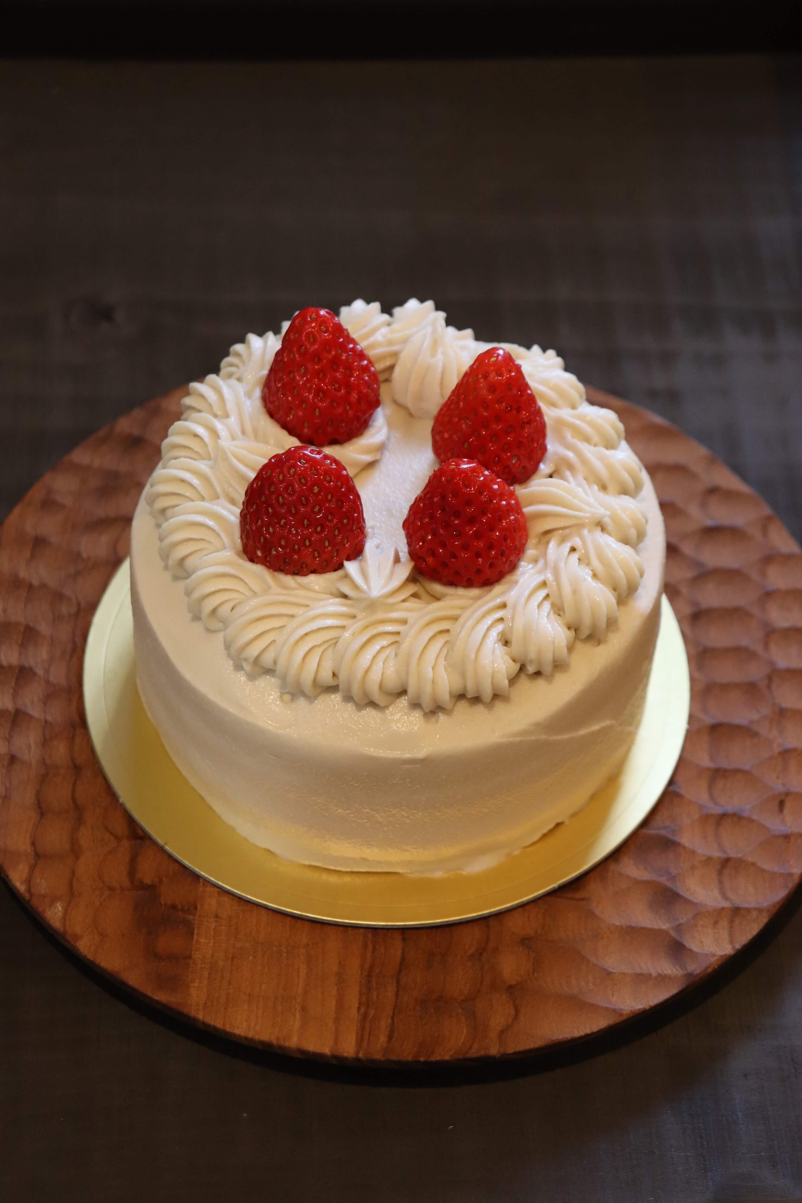 いちごのデコレーションケーキ