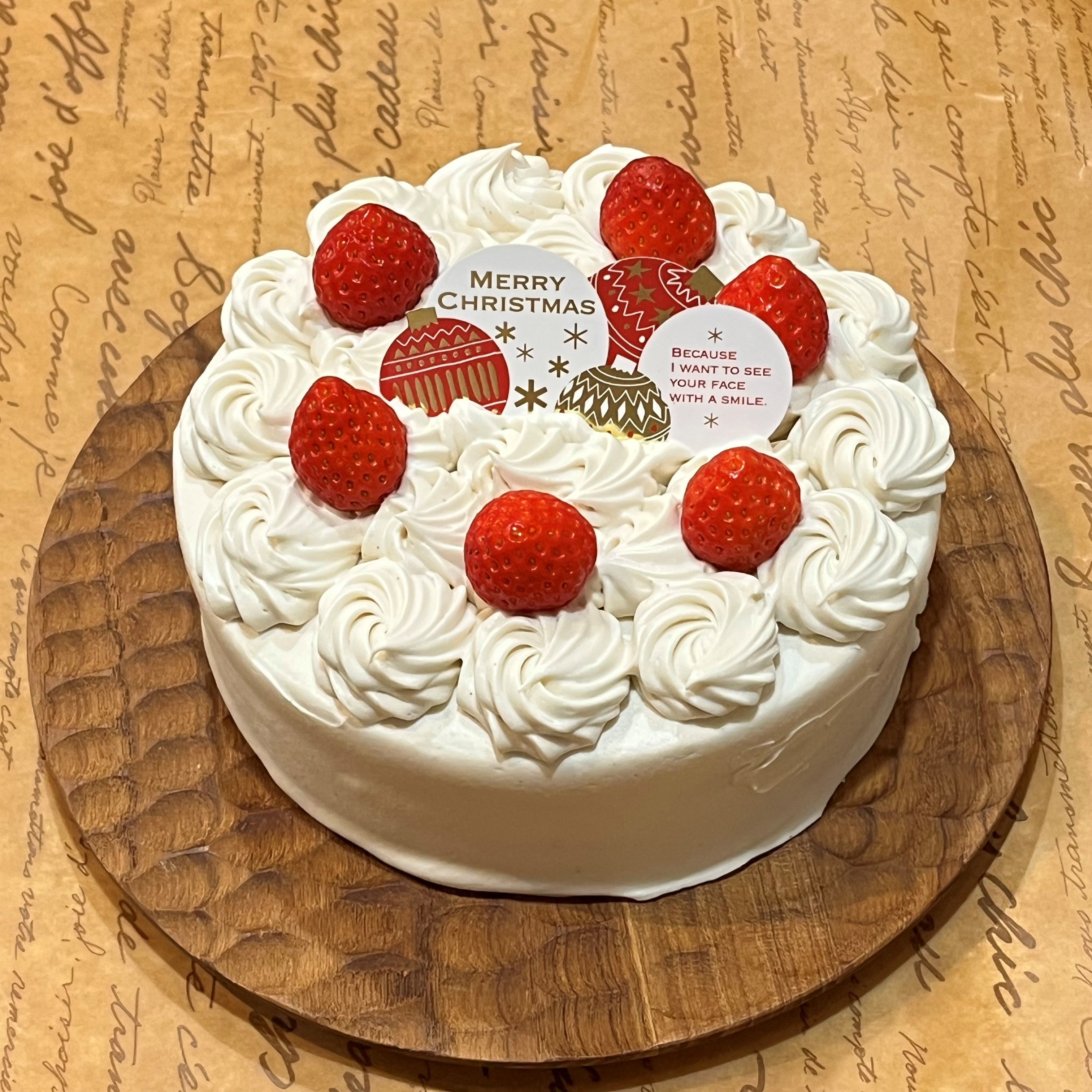 いちごのバニラケーキ<br>（卵乳製品不使用）